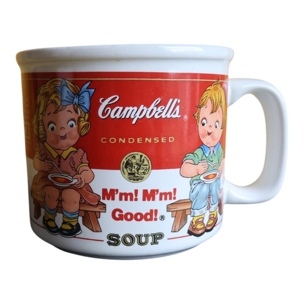 Campbell’s Soup Kids Mug 1999 Westwood 14oz Ceramic Cup M’m M’m Good Vintage - Picture 6 of 8